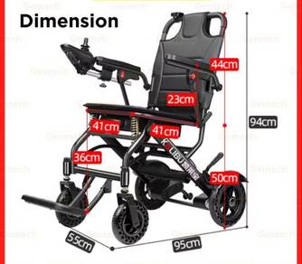 Used -Carbon fiber lightweight electric wheelchair