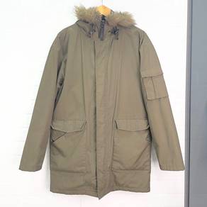Size L Parka Green Army Pit 23.6