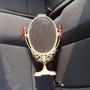 Vintage Brass Vanity Mirror