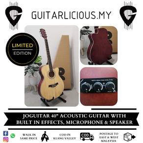 JoGuitar 40 inch Acoustic Guitar w Preamp