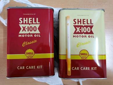 Shell car care kit (empty can)