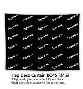 Flag Deco Curtain
