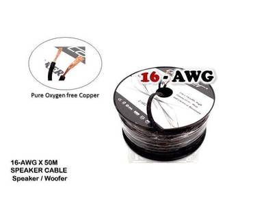 CALIBER 16-AWG X 50M SPEAKER CABLE 16 Guage
