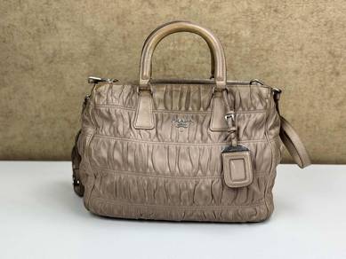 Prada BL0743 Nappa Gaufre Shopping Tote Bag