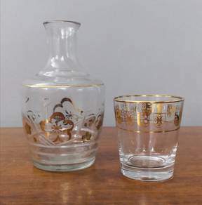 bedside table carafe decanter glass mix n match