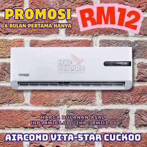 Aircond Cuckoo Fujiaire 1.5HP Ansuran Rumah