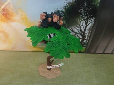 Re-ment Monkey n Tree figure