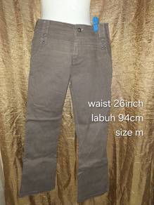 army green lady long pant