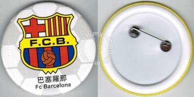 Barcelona Spain Football Club FC Button Badge 58mm