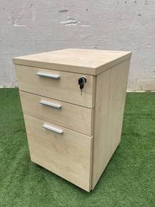 YE93D1 Laci Mobil 2 Drawers 1 Filing Mobile Oak