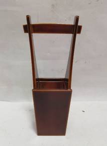 Authentic Hida Shunkei Lacquerware Flower Vase, Tr