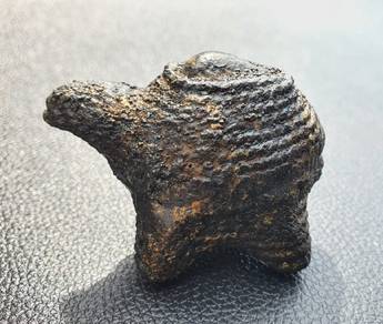 Old South east Asian Stone Turtle Figurine covered