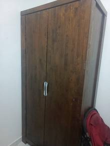 Hardwood cupboard with makeup table