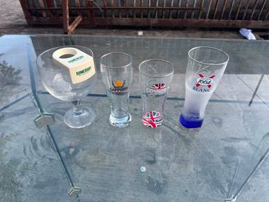 Beer Glass Mug Somersby Sapporo Connor Kronenbourg
