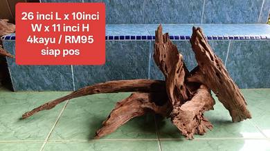 aquarium driftwood KOMBO SET 4KAYU