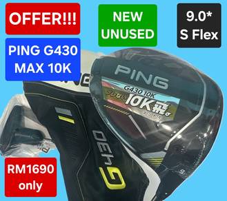 OFFER🔥 NEW PING G430 MAX 10K (9.0*) S Flex