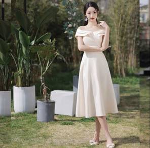 Champagne colour dress