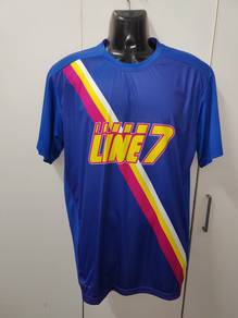 ITEM BARU_Baju Jersi LINE 7 size L Blue