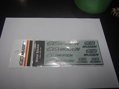 Mugen Metal Sticker Set FL5 FK8 GK5 FD2 GE8 EK9 EG