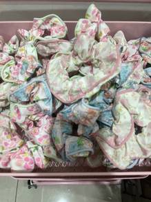 Floral scrunchies