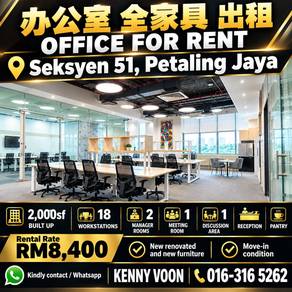 Office space For Rent in Petaling Jaya,SGR