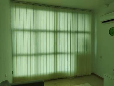 Office Curtain Install l Langsir Jenis Menegak l