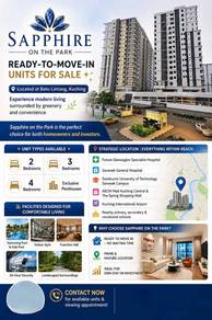 Condominium For Sale in Sapphire On The Park @ Kuching Paragon