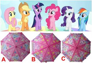 Kids Cartoon Long Umbrella My Little Pony