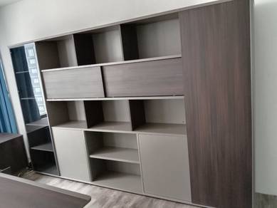 Bookshelf & Storage Cabinet with Door