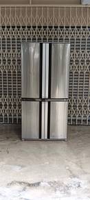 Fridge refrigerator sharp 4door side by side 556L