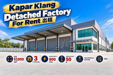 Warehouse / Factory For Rent in Kapar,SGR