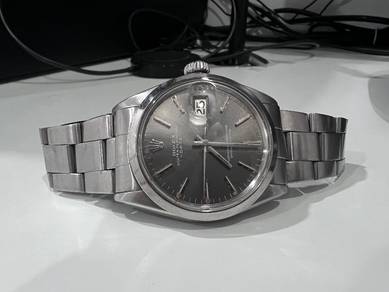 Rolex Date Ref 1500 Grey Patina Dial