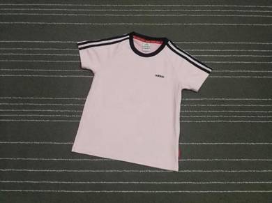 Adidas japan body shirt pink saiz S