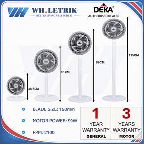 [ANGIN KUAT KAW KAW] Deka Flexible Turbo Stand Fan