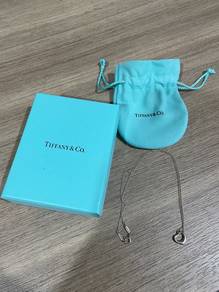 Tiffany & Co. Open Heart Silver Necklace(Original)