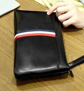 B042 NEW Big Size Clutch Bag Man Long Wallet