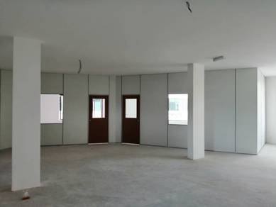 partition dan aluminium glass
