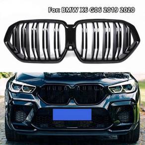 Bmw G06 X6 M Front Grill Glossy Blk Bodykit Grille