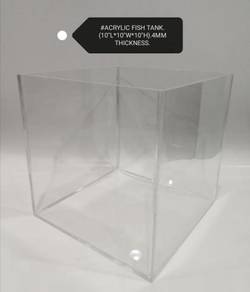 Acrylic Aquarium Tank Cube Fish Akuarium Ikan