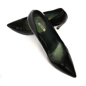 Miu Miu Pointed Toe Patent Leather Heels Pumps US5