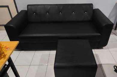 sofa 3 seater with stool