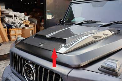Mercedes W463 Brabus Style Carbon Bonnet Scoop