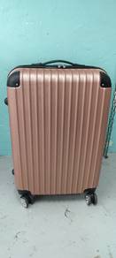 Luggage ABS Suitcase 24 Inch Ready Stock plain beg