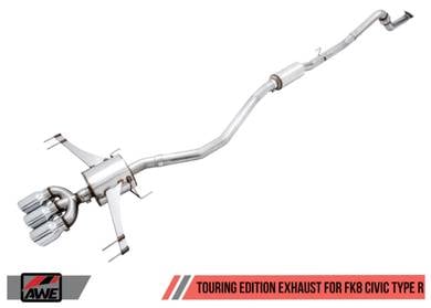 AWE Civic Type R FK8 FL5 Touring Exhaust Black Tip