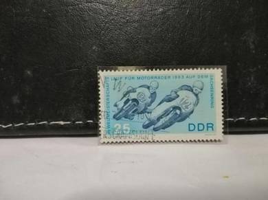 1963 Germany Stamp Motorcycle Race