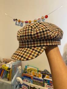 Zara Women Wool Beret Brown Size S