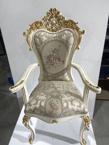 French Chair, Royal, Victorian, Luxury White Chair