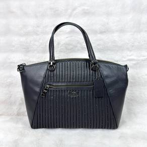 Authentic Coach Quilted Leather Praire Satchel