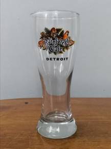 Rainforest Cafe Detroit glass cup