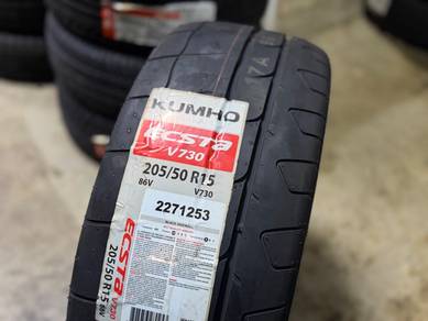Tayar Baru 205 50 15 Kumho Ecsta V730 Semi Slick T